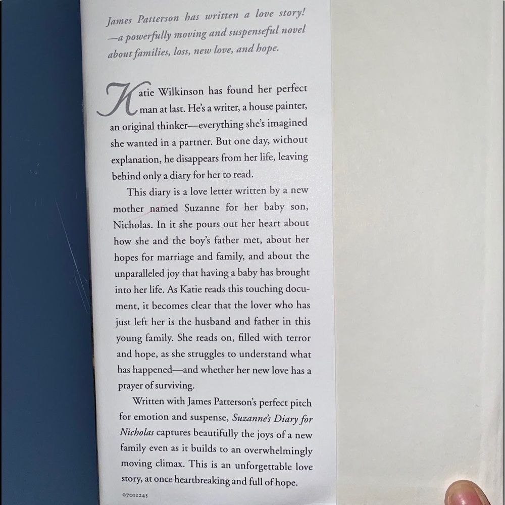 James Patterson Book - Picture 2 of 3